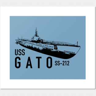 USS Gato Posters and Art